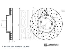 BLUE PRINT ADU174392 - DISCO DE FRENO