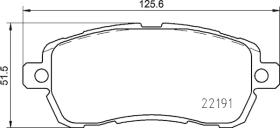 BREMBO P24203 - PASTILLA DE FRENO