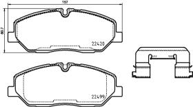 BREMBO P30084 - PASTILLA DE FRENO