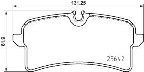 BREMBO P65040 - PASTILLA DE FRENO