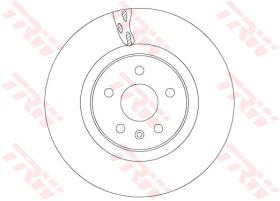 TRW DF6700S - DISCO DE FRENO