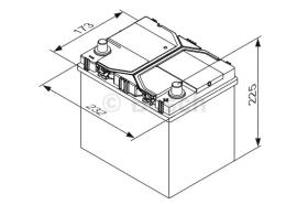 BOSCH 0092S4E400 - BATERIA DE ARRANQUE PB