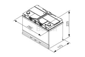 BOSCH 0092S4E410 - BATERIA DE ARRANQUE PB