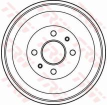 TRW DB4016 - TAMBOR DE FRENO