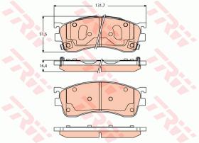 TRW GDB3304 - PASTILLAS DE FRENO
