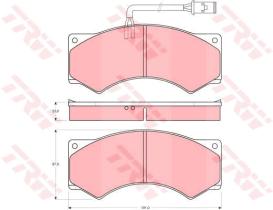 TRW GDB5054 - PASTILLAS DE FRENO V.I.
