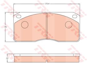 TRW GDB5056 - PASTILLAS DE FRENO V.I.