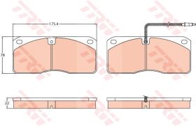 TRW GDB5057 - PASTILLAS DE FRENO V.I.
