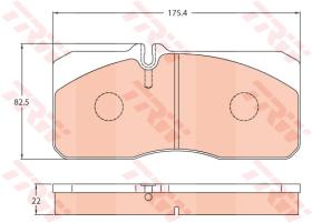 TRW GDB5059 - PASTILLAS DE FRENO V.I.