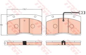 TRW GDB5060 - PASTILLAS DE FRENO V.I.