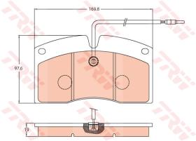 TRW GDB5064 - PASTILLAS DE FRENO V.I.