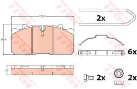 TRW GDB5069 - PASTILLAS DE FRENO V.I.