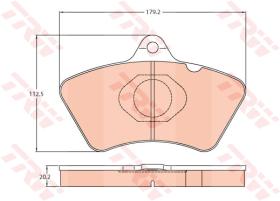 TRW GDB5081 - PASTILLAS DE FRENO V.I.