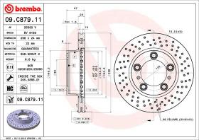 BREMBO 09C87911 - DISCO DE FRENO