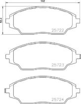 BREMBO P10070 - PASTILLA DE FRENO