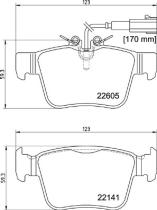 BREMBO P23180 - PASTILLA DE FRENO