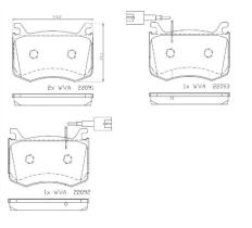 BREMBO P23183 - PASTILLA DE FRENO