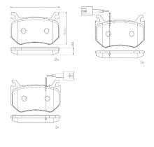 BREMBO P23184 - PASTILLA DE FRENO