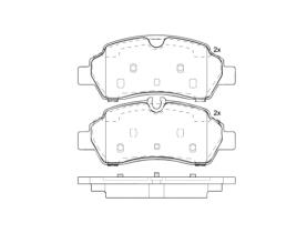 BREMBO P24209 - PASTILLA DE FRENO