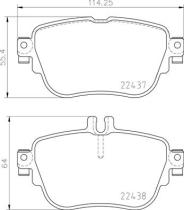 BREMBO P50136 - PASTILLA DE FRENO