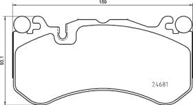 BREMBO P50142 - PASTILLA DE FRENO