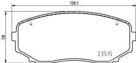 BREMBO P54060 - PASTILLA DE FRENO