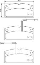 BREMBO P62001 - PASTILLA DE FRENO