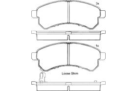 BREMBO P82004 - PASTILLA DE FRENO