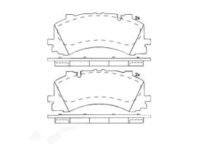 BREMBO P85170 - PASTILLA DE FRENO