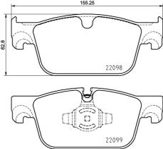 BREMBO P86028 - PASTILLA DE FRENO