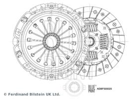 BLUE PRINT ADBP300025 - KIT DE EMBRAGUE