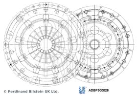 BLUE PRINT ADBP300028 - KIT DE EMBRAGUE