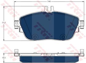 TRW GDB1932BTE - PASTILLAS DE FRENO ELECTRIC BLUE