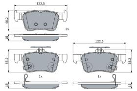 BOSCH 0986424879 - PASTILLA DE FRENO