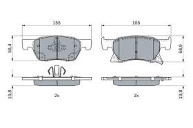 BOSCH 0986424989 - PASTILLA DE FRENO