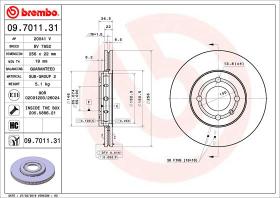 BREMBO 09701131 - DISCO DE FRENO