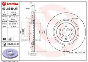 BREMBO 09864951 - DISCO DE FRENO