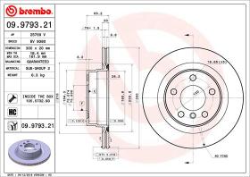 BREMBO 09979321 - DISCO DE FRENO