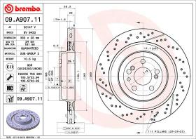 BREMBO 09A90711 - DISCO DE FRENO