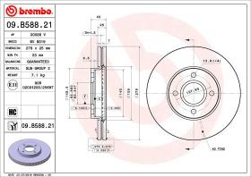 BREMBO 09B58821 - DISCO DE FRENO