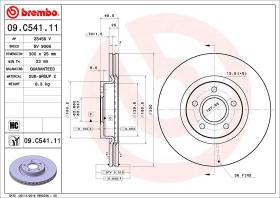 BREMBO 09C54111 - DISCO DE FRENO