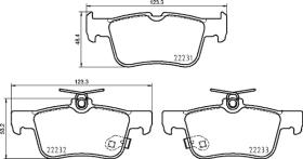 BREMBO P24217 - PASTILLA DE FRENO