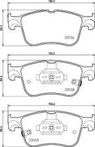 BREMBO P24218 - PASTILLA DE FRENO