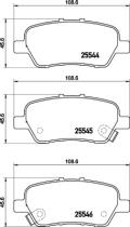 BREMBO P28094 - PASTILLA DE FRENO