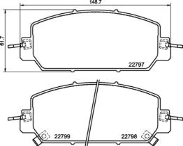 BREMBO P28098 - PASTILLA DE FRENO