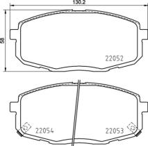 BREMBO P30099 - PASTILLA DE FRENO