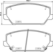 BREMBO P30102 - PASTILLA DE FRENO