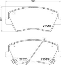 BREMBO P30107 - PASTILLA DE FRENO