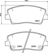 BREMBO P30108 - PASTILLA DE FRENO