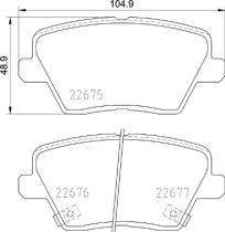 BREMBO P30109 - PASTILLA DE FRENO